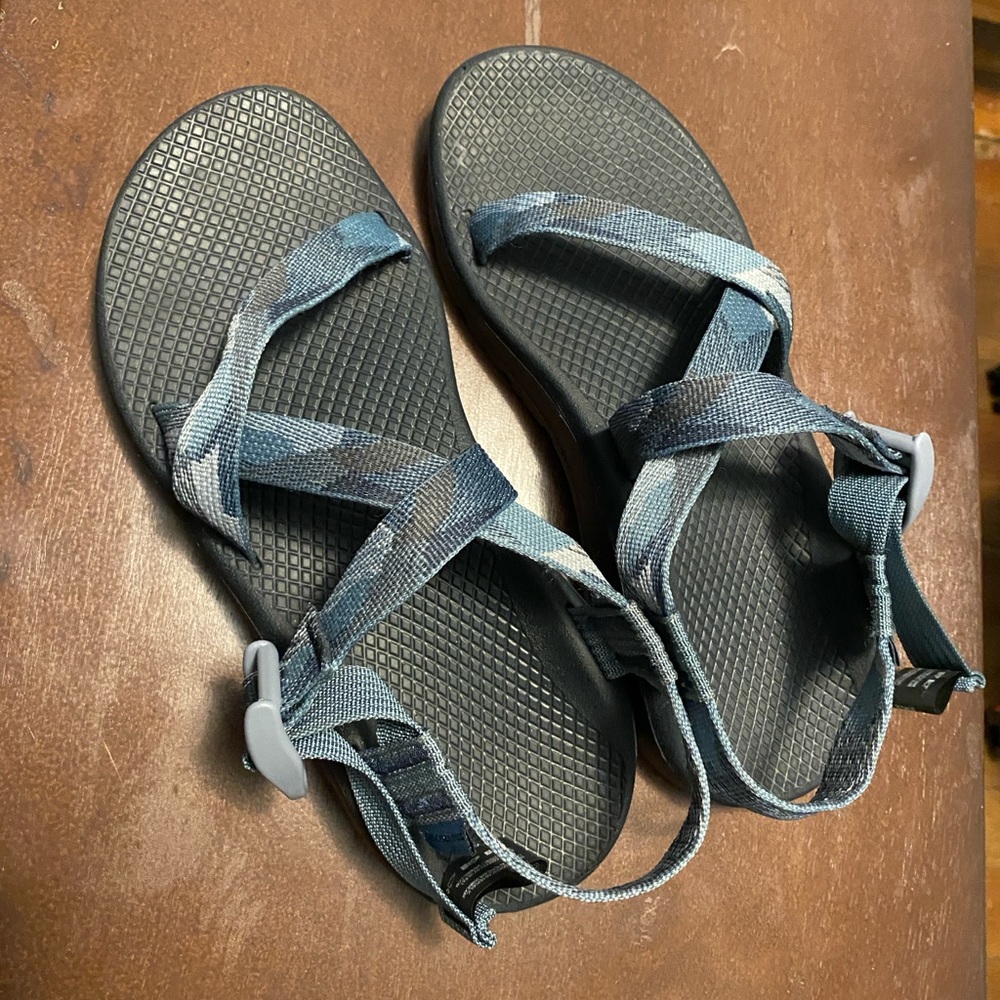Chaco Blue and Gray Sandals
